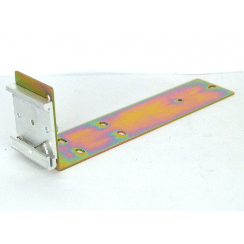 Metal DIN bar support 19cm shelf for switching power supplies in metal case