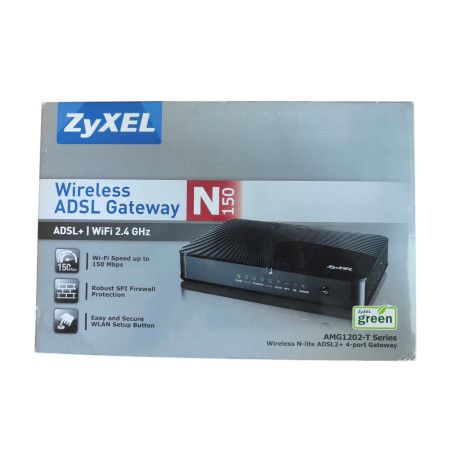 Zyxel AMG1202-T Modem Router ADSL2+ WiFi con accessori e scatola originale