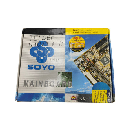 Soyo SY-6BA+IV Motherboard Socket 370 Slot 1 New Old Stock – BX Retrocomputer