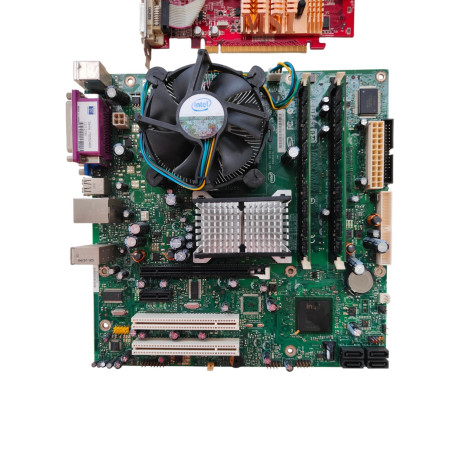 Set Intel D946GZIS + Pentium D 3.00GHz + MSI RX300HM + 2GB DDR2 667MHz + Driver