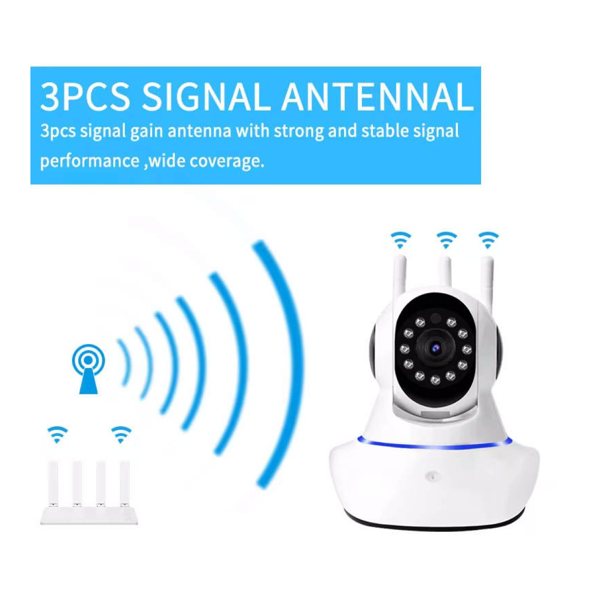 2X TELECAMERA IP CAM PTZ WIFI CAMERA DOME WIRELESS ESTERNO APP - Foto 13