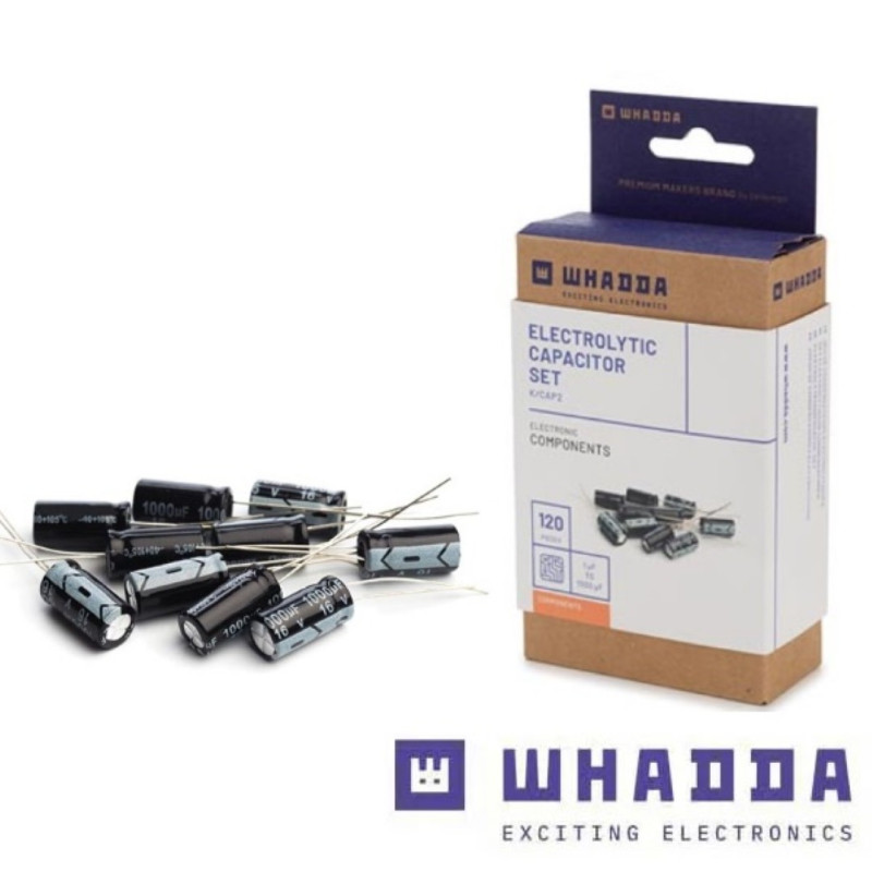 SET 120 CONDENSADORES ELECTROLÍTICOS VARIADOS