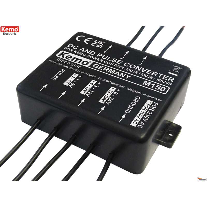Convertidor de pulsos CC/PWM Kemo M150 para módulos reguladores de CA M012 M028 Regulación electrónica