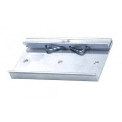 Gancho de riel DIN de metal para fuentes de alimentación de conmutación trasera en caja de metal