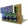 KIT Termostato electrónico digital programable -55-125C DS18B20 relé de alarma