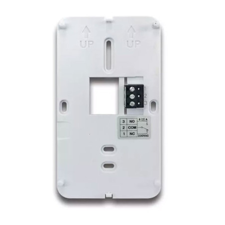 Termostato digital con cable y pantalla retroiluminada para calefacción y aire acondicionado