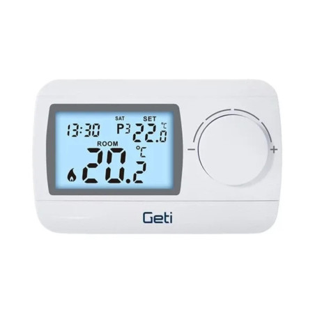 7-Tage-Programmierbarer, kabelgebundener Wandthermostat für Heizung