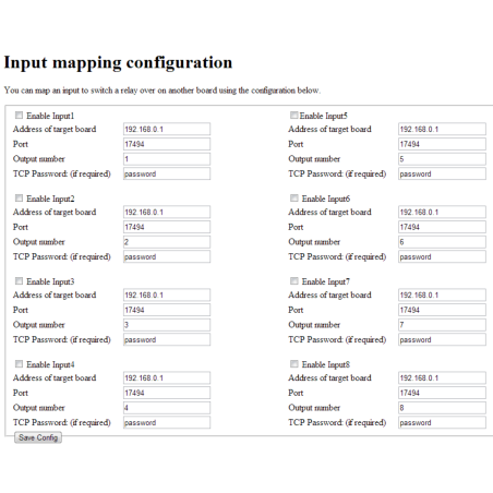 Module WiFi WIFI484 : 4 relais 16 A à contacts propres, 8 E/S numériques, 4 entrées analogiques 12 V