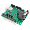 Arduino DMX512 con conector XLR y lector microSD