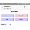 Module relais WiFi ESP32LR42 ESP32 4x16A 12V avec 2 entrées numériques MQTT Web HTML