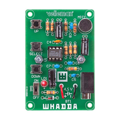 Elektronische bouwset voor stemvervorming van een buitenaardse robot met 4 toonhoogte-effecten – WSAH171N