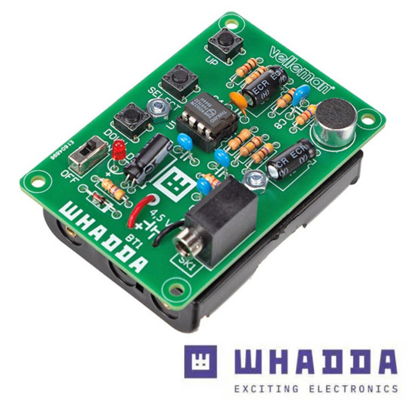 Elektroniczny zestaw do zmiany głosu robota-kosmity z 4 efektami wysokości dźwięku – WSAH171N