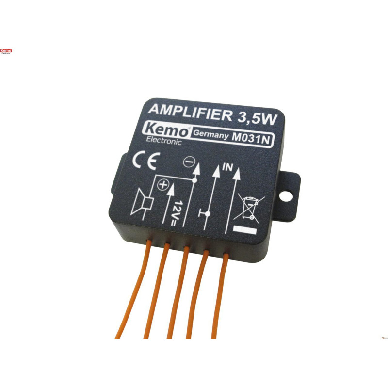 Amplificateur audio de puissance compact universel 3.5W 4.5-12V DC