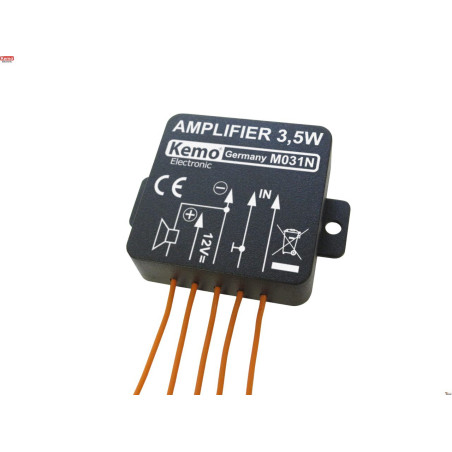 Amplificateur audio de puissance compact universel 3.5W 4.5-12V DC