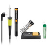 Set Saldatura 30W 230V Completo con Supporto Saldatore, Stagno e Succhiastagno
