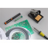 Set Saldatura 30W 230V Completo con Supporto Saldatore, Stagno e Succhiastagno