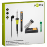 Complete 30W 230V Soldering Set with Soldering Iron Stand, Solder and Solder Suction Cup