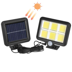 120 LED COB solcellslampa...