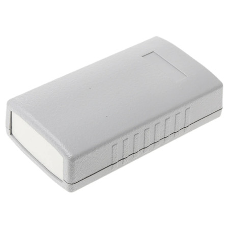 ABS-kapsling IP54 90x50x24mm Grå elektronikbox för instrument