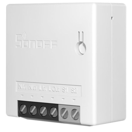 Sonoff MINI R2 Smart WiFi-schakelaar voor domotica, Alexa, Google en eWeLink, inbouwmontage