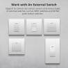 Sonoff MINI R2 Smart WiFi-brytare Hemautomation Alexa Google eWeLink Infälld montering