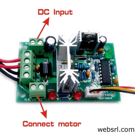 Regolatore Velocità Motore DC 10-40V 5A PWM con Inversione CW CCW 150W CCM2