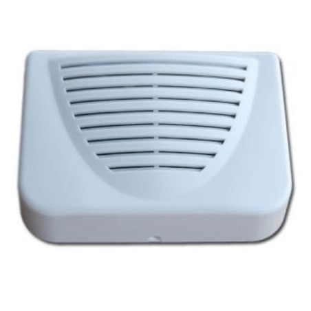 Sirena de alarma interna piezoeléctrica de 12 V y 90 dB con protección antisabotaje.
