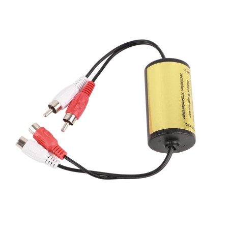 Isolatore di Massa Ground Loop RCA 15A Car Audio Anti Ronzio Disturbi SB-16