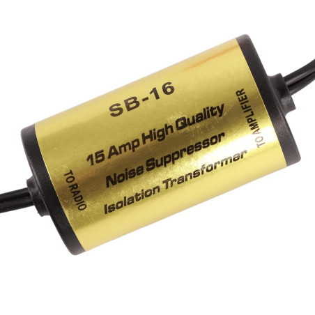 15A RCA-jordslingisolator för bilstereo, mot brummande ljud SB-16