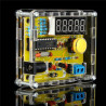 Kit Frequenzimetro Digitale 1Hz-50MHz con Tester Quarzi PIC16F628A Display LED