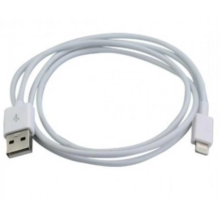 Câble Lightning vers USB 2.0 1 m Blanc Certifié Apple MFi pour iPhone, iPad et iPod : chargement et synchronisation