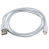 Lightning-auf-USB-2.0-Kabel, 1 m, Weiß, Apple MFi-zertifiziert zum Laden und Synchronisieren von iPhone, iPad und iPod