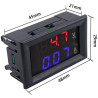 Amperometro Voltmetro Digitale DC 0-100V 10A con Doppio Display LED Rosso/Verde e Shunt Integrato EL3990