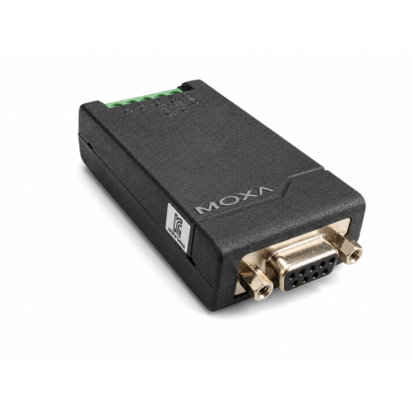 Convertisseur industriel MOXA TCC-80 RS-232 vers RS-422/RS-485 alimenté par port