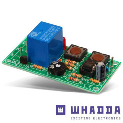 KIT Timer START STOP 0-15 Minuti 12V DC con relè di uscita 2A 240V