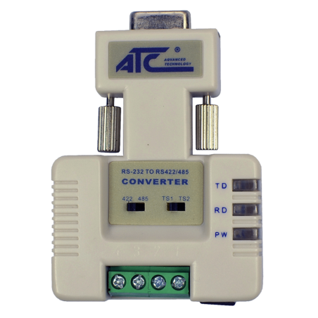 ATC-105 RS232 to RS485/RS422 Converter with Optical Isolation 3500 Vrms