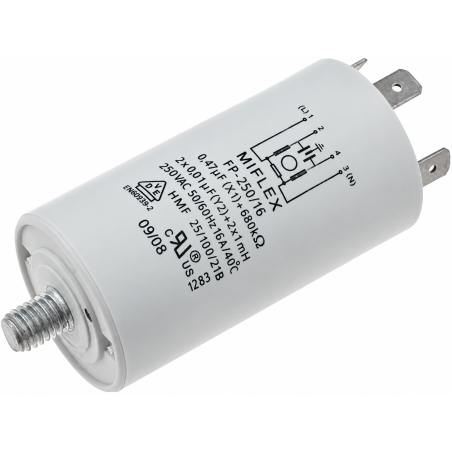 MIFLEX FP-250/16 EMI-störningsskyddsnätfilter – 250 V 16 A