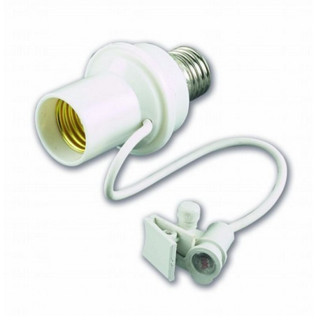 Dämmerungsschalter für E27-Lampe mit Kabelsensor