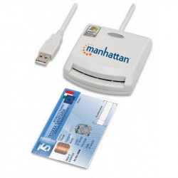 Lector de tarjetas inteligentes USB externo para servicios de autenticación Plug & Play de PC