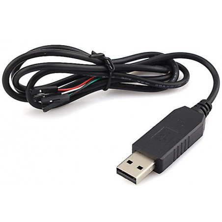 Convertitore USB seriale RS232 TTL 5V chip PL2303HXA con cavo