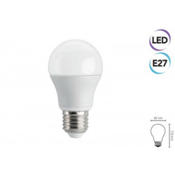 Lampadina LED 6W E27 400 lumen bianco freddo classe A+ Electraline 63241
