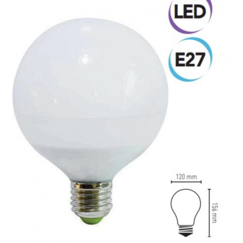 LED bulb 15W E27 1200 lumen warm white A + Electraline 63305