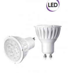 1 x LED-Spotbirne 5W GU10 400 Lumen kaltes Licht A + Electraline 63248