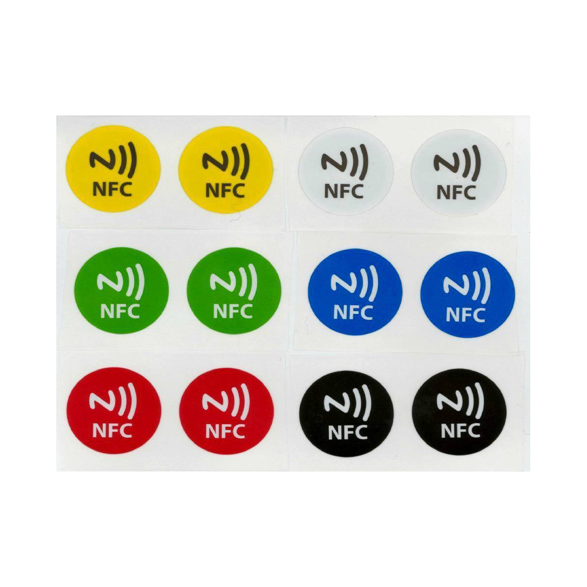12 étiquettes NFC inscriptibles compatibles avec Windows Phone
