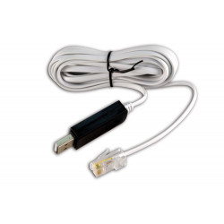 Cable USB RJ45 compatible con Windows 10 para MCEE USB y SOLAR
