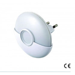 LED night light with twilight light and warm white Electraline 58304