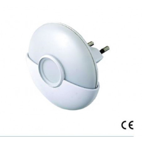 LED night light with twilight light and warm white Electraline 58304