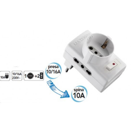 Reducer adapter with electraline 70025 automatic safety switch